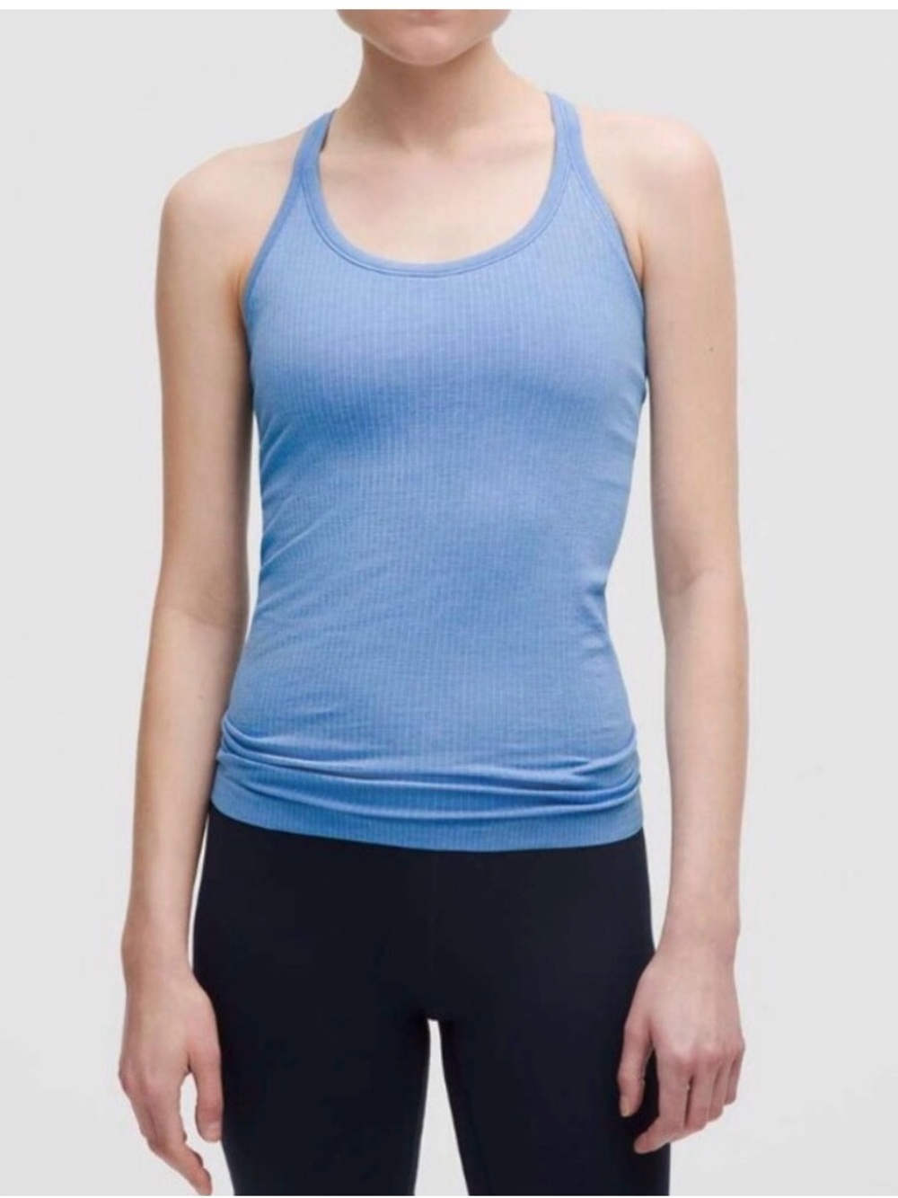 NWT🍋 Lululemon athletica Ebb to Street Racerback Tank, SZ 12 in pool party blue